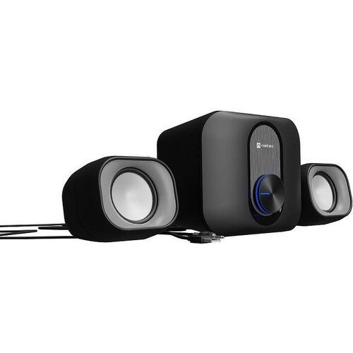 Natec pug, stereo 2.1 zvučnici, 11W rms, usb napajanje, crni (NGL-2111) Cene