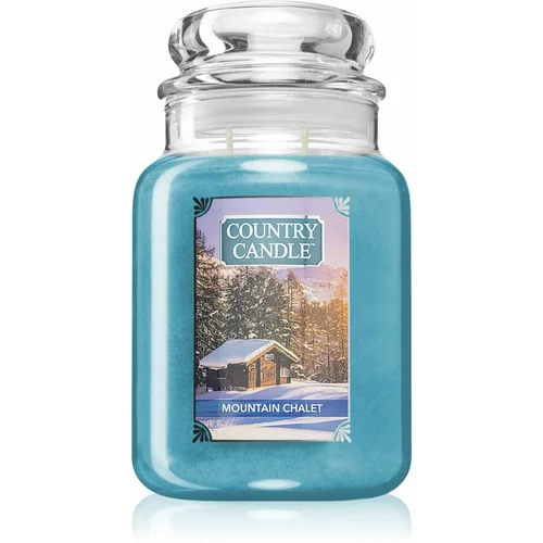 Country Candle Mountain Challet dišeča sveča 680 g