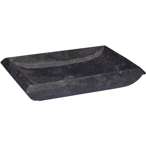 VidaXL Umivalnik črn 50x35x10 cm marmor Slike