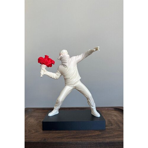 Aberto Design Dekorativna figura Banksy, Bela Cene