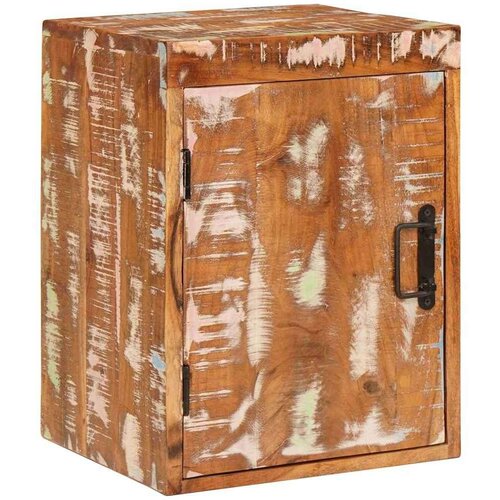 VidaXL Noćni ormarić Smeđa 35 x 33 x 48 cm Reciklirano solidno drvo Slike
