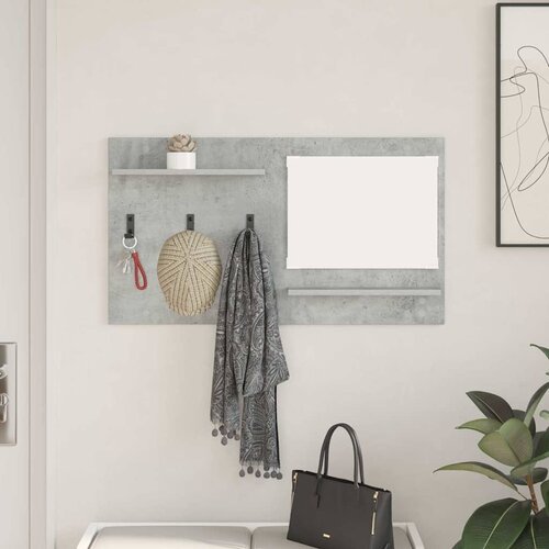  Vje&scaron;alica za kapute na zidu Zidne Betonski sivi 90 x 10 x 50 cm Cijene