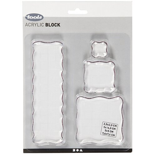  Akrilni blok za silikonske pečate (jastuče za pečat akrilno ) Slike