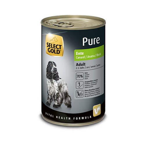 Select Gold Dog Pure Adult Patka konzerva 400g Cene