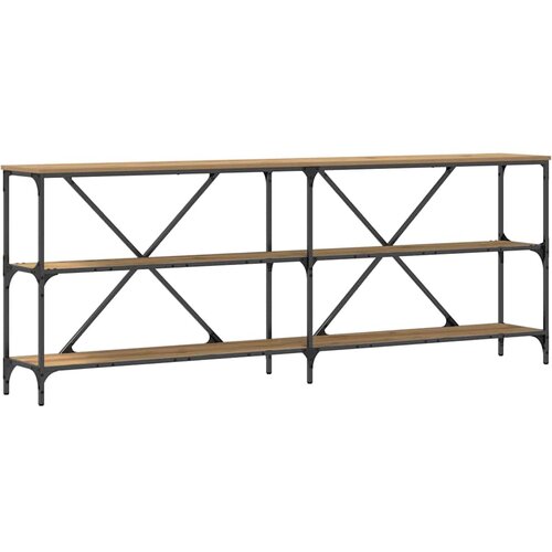  Konzolna stolica Umjetnička hrastovina 200 x 30 x 75 cm Slike