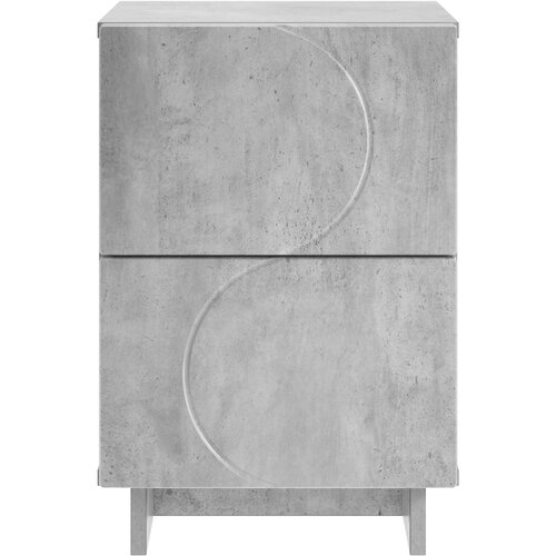  Noćni ormar 2 kom. Betonska siva 33,5 x 34,5 x 50 cm Slike