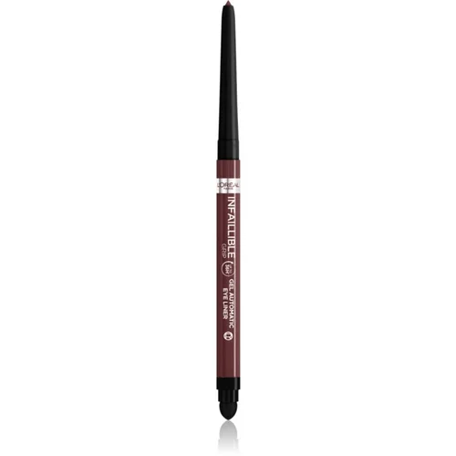 L´Oréal Paris Infaillible Grip 36h Gel Automatic Liner vodoodporni gel svinčnik za oči 13 Velvet Bordeaux 5 g