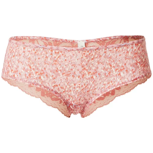 Esprit Spodnje hlače roza / rdeča / bela