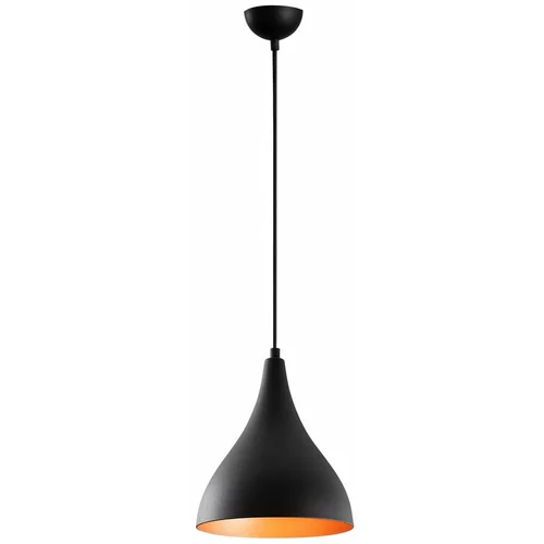 Opviq lights Crna viseća svjetiljka s metalnim sjenilom ø 22 cm Berceste –