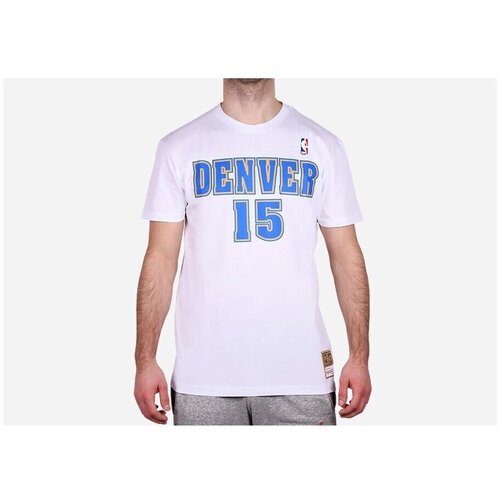 Mitchell And Ness Majice s kratkimi rokavi BNN3CW19045DNUWHIT03CAN Bela Slike