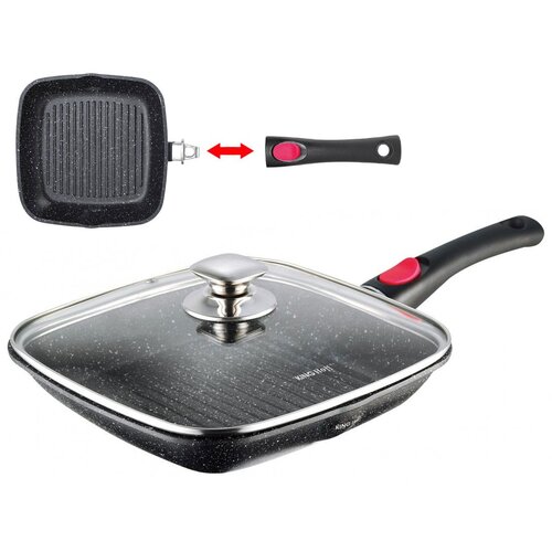 Shumee granitna ponev za žar 24CM kinghoff KH-1510 ročaj, (21237648) Cene
