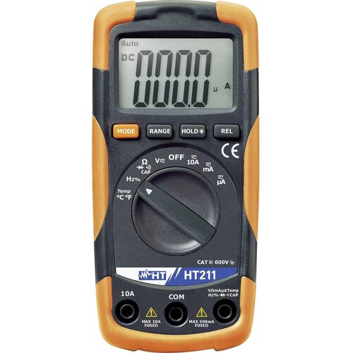 HT Instruments Ručni multimetar, digitalni HT211 kalibriran prema: tvorničkom standardu (bez certifikata) CAT III 600 V prikaz ( Cijene