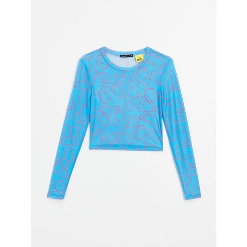 House - Bluza dugih rukava Smiley® - Plava Cijene