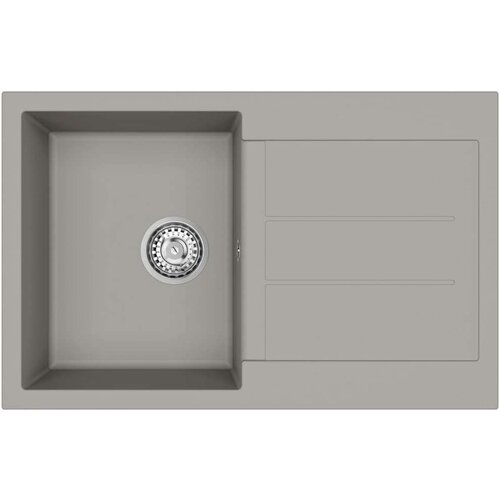  Umivalnica Siva 780 x 500 mm 80% Kvarc in 20% Smola - - Siva - 17.82 - 780 x 500 mm - 2025-vidaXL-Uvoz_2 Slike