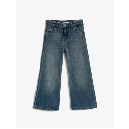 Koton Jeans - Navy blue - Wide leg