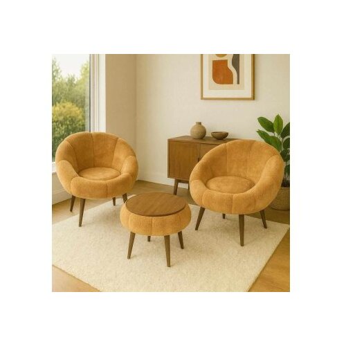 Atelier Del Sofa fotelje i klub stočić lida wellsoft brown Cene