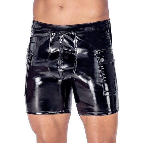 Black Level Vinyl Shorts with Padded Zip 2890569 Black L Cijene