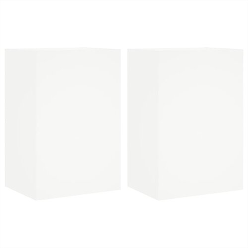 VidaXL Stenske TV omarice 2 kosa bele 40,5x30x60 cm inženirski les, (20977846) Slike