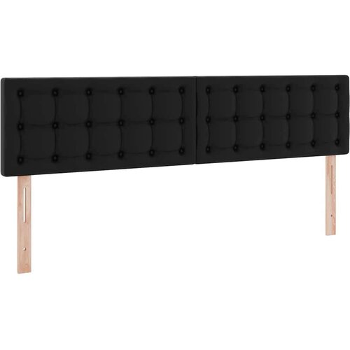 VidaXL Krevet s od storage s madracem Crna 180 x 200 cm Lažna koža Slike
