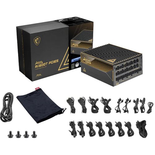 MSI Napajanje MEG Ai1600T, PCIE5, 1600W, 12Y Cene