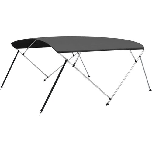 vidaXL Bimini tenda s 4 loki antracitna 243x(230-244)x137 cm, (21047399) Cene