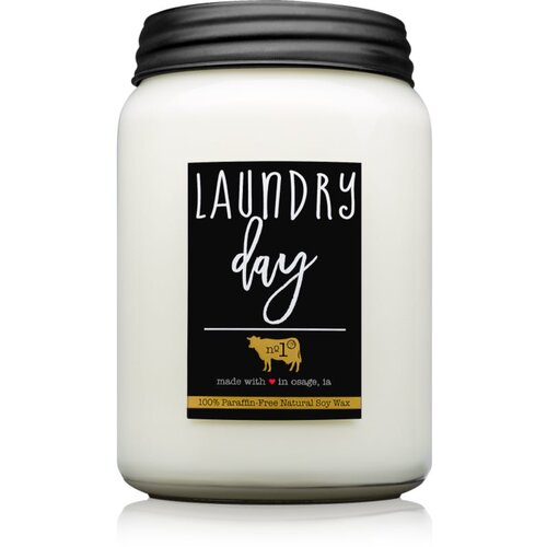 Milkhouse Candle Co. Farmhouse Laundry Day di&amp;scaron;eča sveča Mason Jar 737 g Slike