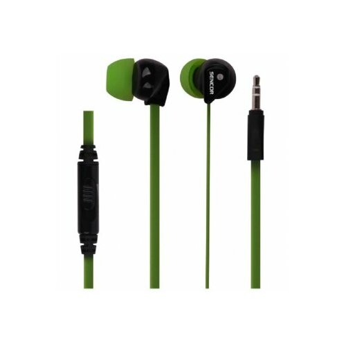 Sencor SEP-170VCGREEN slušalice, zelene Slike