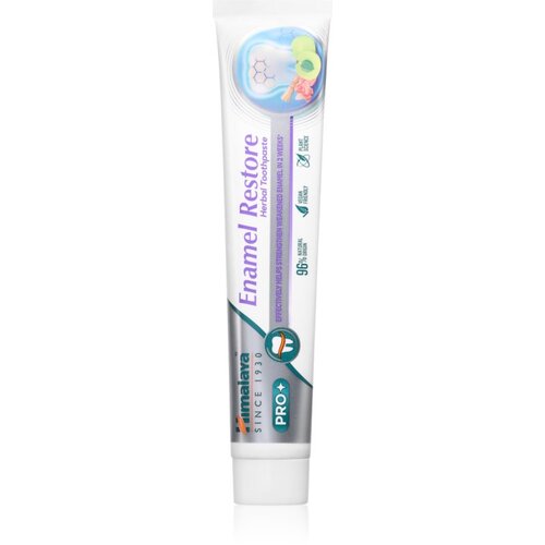Himalaya Herbals PRO Enamel Restore naravna zobna pasta za krepitev zobne sklenine 75 ml Slike