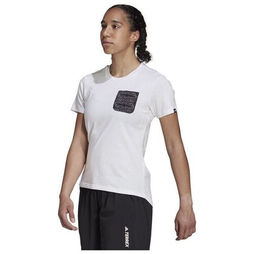 Adidas Majice s kratkimi rokavi TX Pocket Bela Slike