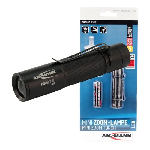 Ansmann Baterijska lampa T50F, LED, Crna Slike