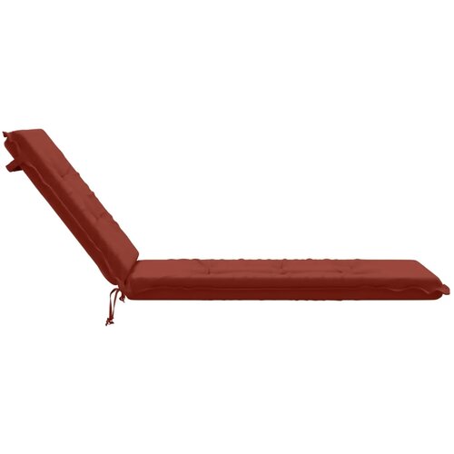  Jastučić za ležaljku GEMERT 100% poliester Crvena - Crvena 190 x 60 x 9 cm Melange Slike