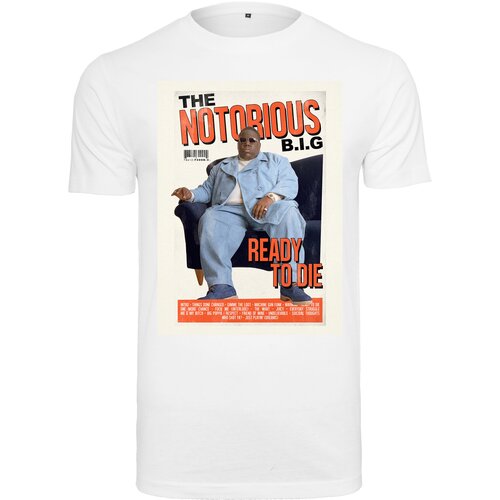 MT Men Biggie Magazine Cover Tee White Cene