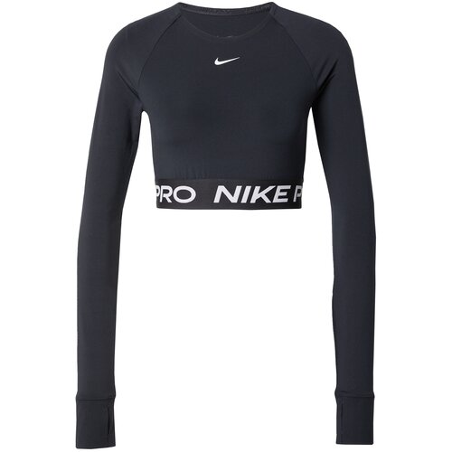 Nike Funkcionalna majica 'PRO' črna / bela Cene