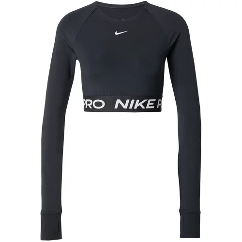 Nike Tehnička sportska majica 'PRO' crna / bijela