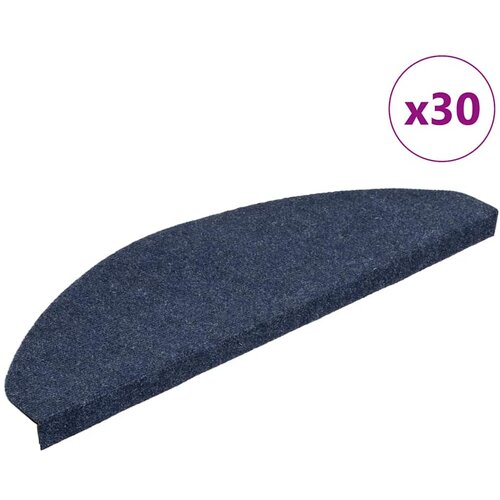 vidaXL Samolepilne preproge za stopnice 30 kosov modra 65x22,5x3,5 cm Cene