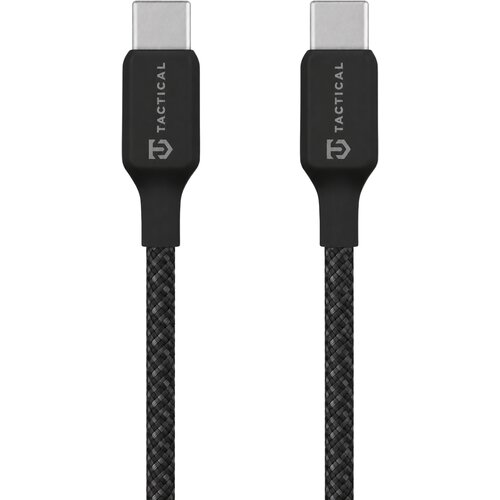 TACTICAL Stitch Thread pleten USB-C v USB-C kabel črne barve dolžine 2m Slike