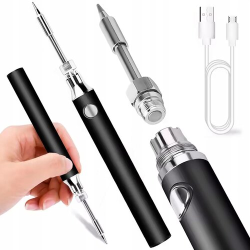 Rosfix SET BREZŽIČNA AKUMULATORSKA SPAJKALNA POSTAJA 15W &ndash; USB-C POLNJENJE, 3 TEMPERATURNI NAČINI | 300&ndash;450 &deg;C | ZA ELEKTRONIKO IN DIY PROJEKT, (5000075861) Cene