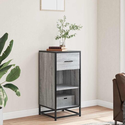  Komoda boja hrasta sonome 35,5x35x76 cm konstruirano drvo metal Slike