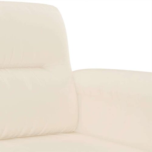  4-dijelni set sofa s jastucima bež od mikrovlakana Slike
