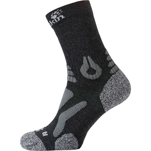 Jack Wolfskin Čarape za skijanje PRO crno-sive Slike