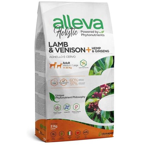 Alleva Holistic Jagnjetina Divljac Adult Medium Maxi 2kg Cene
