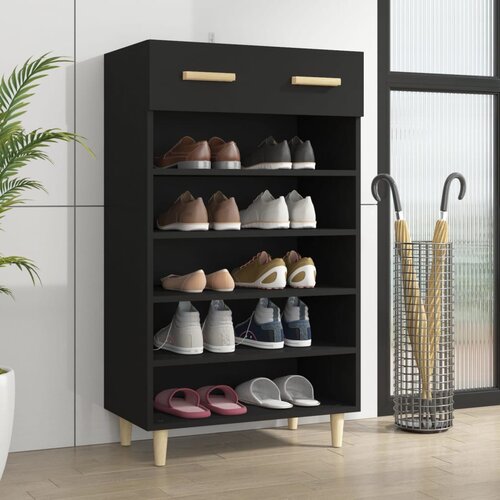 vidaXL ormarić za cipele crni 60 x 35 x 105 cm od konstruiranog drva Cijene