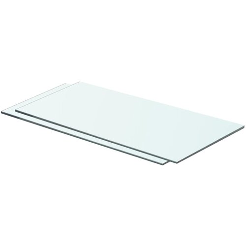 VidaXL Police 2 kosa steklo prosojno 60x25 cm, (20765132) Slike