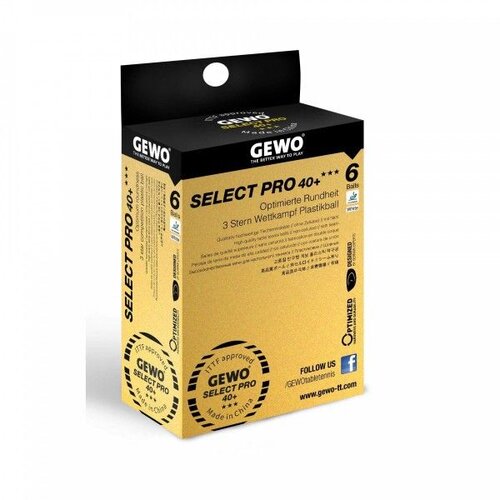 Gewo plastične žogice Select Pro 40+ - 6 žogic 4251454800203 Cene