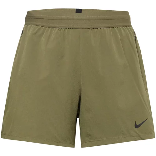Nike Športne hlače 'FLX REP 4.0' oliva / črna