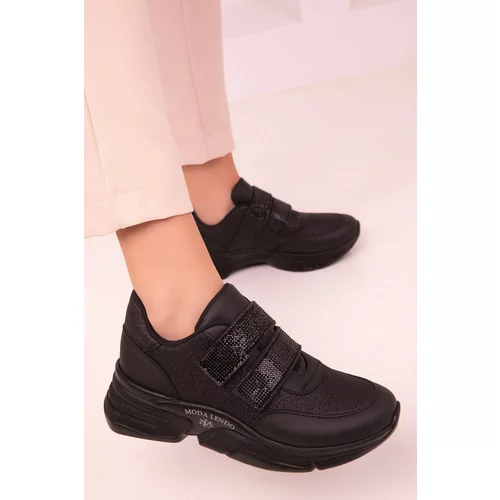 Soho Black-Black Women's Sneakers 17615