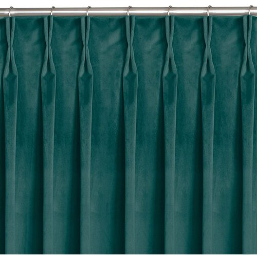  Curtain VILA color maritime style classic flex 7.5 cm with double pleat velvet 135x300 HOMEDE Cene