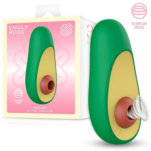 ENGILY ROSS Avocado Clitoral Stimulator with Suction Green Slike