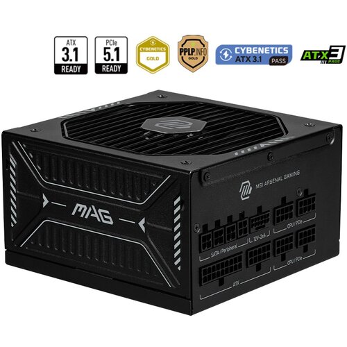 MSI MAG A850GLS PCIE5 power supply unit 850 W 24-pin ATX ATX Black Cijene