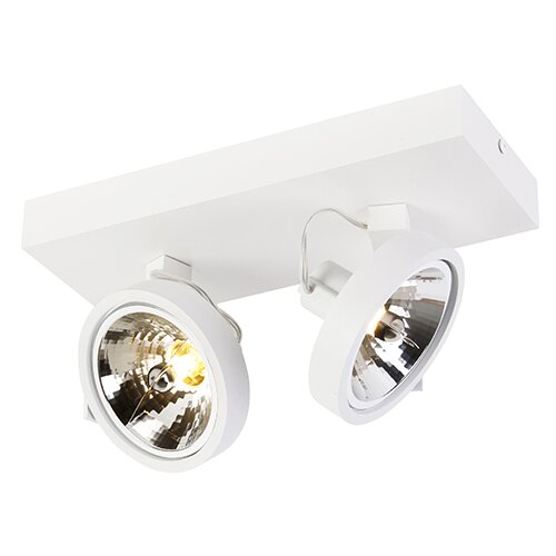 QAZQA Design spot bela nastavljiva 2-light - Go Cene